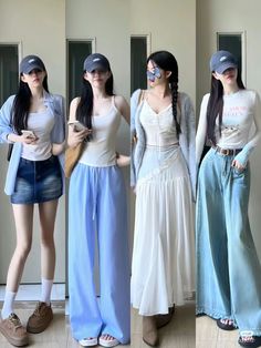 Cute Overall Outfits, Overall Outfit, Korean Girl Fashion, Summer 24, Girly Outfits, Soft Style, Casual Outfit, Korean Girl, Korean Fashion