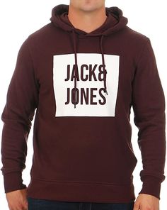 Een eenvoudige stijl die elke dag kan worden gedragen - dat biedt Jack & Jones met deze basic sweater. De trui van zachte sweatstof scoort met een nonchalante labelprint op de voorkant en trekkoord in Basic Sweater