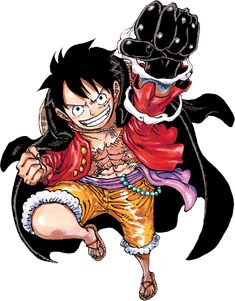 one piece is holding the head of another character in front of him, with his arms around