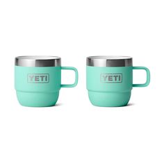 YETI Rambler 6 oz. Espresso Cups Set of 2, Seafoam French Press Cold Brew, Stackable Mugs, Rocket Espresso, Camp Mugs, Coffee Grinder Electric, Coffee Supplies, Pour Over Coffee Maker, Automatic Espresso Machine, Manual Coffee Grinder