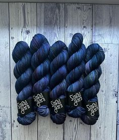 Listing Details:  *(1) Skein of hand dyed yarn. *4-ply Variegated blues, purples, pinks and grays. Each skein is hand dyed with high quality acid dyes in small batches by us.  Contents: -100% Super washed merino wool -231 yards per 100 grams Please note: This is artesian hand dyed yarn color may vary due to the hand dyed nature.  Color may vary screen to screen, I recommend turning up your brightness to get most accurate color.  Shipping time frame 1 week. Yarn Halloween, Witch Brew, Halloween Yarn, Purple Yarn, Witches Brew, Dyed Yarn, Hand Dyed Yarn, Yarn Colors, Pink Grey