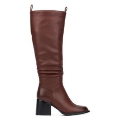 Color:Brown \nClosure Type:Side zipper \nLining Material:PU Leather \nOutsole Material:Rubber \nUpper Material:PU Leather \nSize Fit:True To Size \n Olivia Miller, Womens Knee High Boots, Thigh High Boots, Thigh High, Thigh Highs, Knee High Boots, High Boots, Side Zipper, Knee High