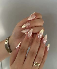 Long Almond Acrylic Nails Art Designs, Gelx Inspo Nails, Vaca Nails, Almond Acrylic, Unghie Sfumate, Dorm Inspiration, Colorful Nails