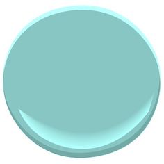 a blue green paint with a white background