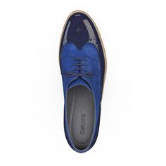 Casual Shoes 39731 | Girotti Blue Wingtip Leather Shoes With Rubber Heel Cap, Blue Suede Leather Shoes With Plain Toe, Blue Suede Plain Toe Dress Shoes, Classic Blue Suede Leather Shoes, Blue Suede Wingtip Dress Shoes, Blue Suede Oxfords With Brogue Detailing, Blue Suede Oxfords With Round Toe, Blue Suede Leather Shoes With Brogue Detailing, Blue Suede Brogue Leather Shoes