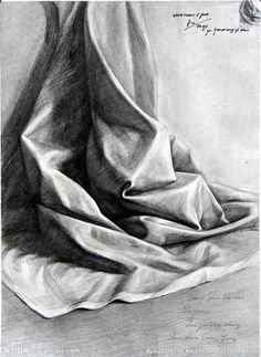 a black and white drawing of a cloth