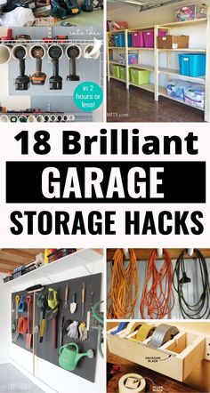 Garage Storage Hacks, Garage Organization Cheap, Garage Hacks, Garage Workshop Organization