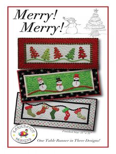 Merry Merry Vintage December, Holiday Placemats, Christmas Table Runner Pattern, Easy Table, Winter Quilt, Table Topper Patterns, Runner Pattern, Christmas Quilt Patterns, Quilted Table Runners Patterns