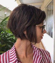 Hair Inspiration Short, Shot Hair Styles, Penteado Cabelo Curto, Girl Short Hair, Short Hair Haircuts, Hair Dos, Short Hairstyles, Bobs Haircuts, Pretty Hairstyles