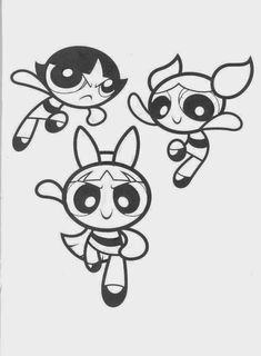 the powerpuff girls coloring pages