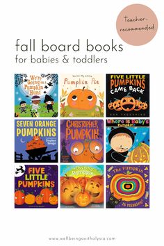 the fall board books for babies and toddlers