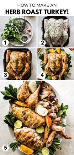 how to make herb roast turkey