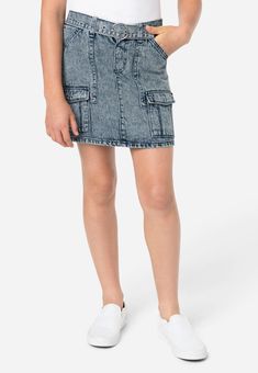 Classic Cargo Skirt with Belt Cargo Outfit, Skirt With Belt, Effortless Outfit, Girls Fall Outfits, Cargo Skirt, Your Girl, Girl Falling, Denim Skirt, Fall Outfits