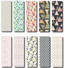 the different patterns on this phone case