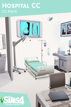 the hospital room is equipped with medical equipment for people to use in their own home