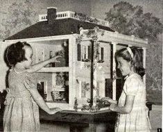 In search of baby doll houses for teenagers? We've a great series of fantastic children's toy buildings. #Barbievideos Vintage Doll House, House Meme, Reborn Toddler Girl, Colonial Mansion, Antique Dollhouse, Doll House Plans, Dolls Houses, Barbie Dream