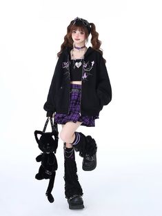 Asian Punk, Alt Style Outfit, Korean Clothes, Alt Outfits, Kawaii Hairstyles, Korean Outfits, Dream Clothes, Kawaii Fashion, Music Box