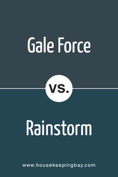 the words gale force and rainstorm are shown