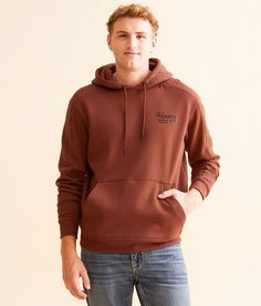 Hooey Canyon Hooded Sweatshirt - Brown Small, Men's Rust Graphic quilted fleece lined sweatshirt Front pouch pocket. Shell: 60% Cotton 40% Polyester. Hood/Panel: 75% Cotton 25% Polyester. Machine wash cold with like colors. Do not bleach. Hang or tumble dry low. Apparel & Accessories > Clothing > Shirts & Tops Men's Sweatshirts, Sweatshirt For Men, Accessories Clothing, Hooded Sweatshirt, Pocket Pouch, Mens Sweatshirts, Apparel Accessories, Hooded Sweatshirts, Shirts Tops