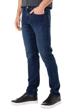 Sanded and buffed to an old-favorite finish, these subtly faded blue jeans sport a classic mid-rise fit and modern straight-leg profile. Style Name:Liverpool Los Angeles Kingston Modern Straight Leg Jeans (Oberon). Style Number: 6105710. Relaxed Straight Leg Jeans, Faded Blue Jeans, Kingston, Stretch Denim, Straight Leg Jeans, Leg Jeans, Liverpool, Blue Jeans, Mid Rise