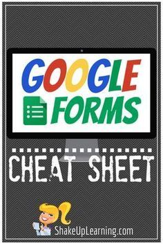 the logo for google forms and an image of a computer screen with text that reads,