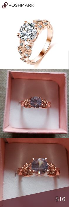 Rose Gold ,Crystal ring size 7 Last one !!!! Price firm New Beatiful Rose Gold ring size 7 Material Alloy,Crystal Gift box included  Photo color might be a little different from the actual color display on different monitors.) Jewelry Rings Rose Gold Cubic Zirconia Crystal Ring As A Gift, Rose Gold Cubic Zirconia Flower Ring As A Gift, Rose Gold Crystal Ring, Rose Gold Crystal, Color Display, Crystal Ring, Gold Crystal, Diamond Eternity, Crystal Gifts