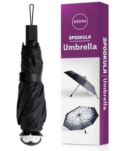 PRICES MAY VARY. Meet Spookula, The Vampire Rain Umbrella - Unveil gothic charm with a press! Designed by award-winning OTOTO Studio, this folding umbrella transforms into Dracula opening his cape, bats in flight. Closed, it hangs like Dracula resting. This cute retractable umbrella keeps you dry whenever raindrops threaten your style. Fold and Go - Out on your 'neck's' adventure? This lighweight black umbrella is a dream! It effortlessly folds into a compact 11.8 inches, fitting into your bag l Vampire Umbrella, Vampire Gifts, Halloween Umbrella, Gothic Cottagecore Aesthetic, Goth Gift Ideas, Black And White Umbrella, Gothic Umbrella, Unique Umbrella, Backyard Flowers Beds