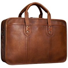 This large leather briefcase is of Laptop Padding which fits 15.6" laptop. Other Compartment fit for 17.3'' laptop. Interior pocket organization for all your business needs. 
Improved Zipper Design. Each briefcase features floor-to-floor zipper closure for easy packing.  This vintage leather briefcase is made of full grain leather and is a perfect accessory for your casual outings.     ITEM FEATURES  - 2 x Main Compartments 
- 1 x Interior Zipper Pocket 
- 1 x Laptop Compartment 
- 4 x Patch P Professional Brown Laptop Bag For Business Trips, Professional Brown Laptop Bag For Travel, Brown Laptop Bag For Business Trips, Professional Brown Laptop Bag, Brown Laptop Case For Business Trips, Rectangular Laptop Bag With Sleeve For Business, Classic Business Laptop Sleeve Case, Brown Business Briefcase With Luggage Sleeve, Business Brown Briefcase With Luggage Sleeve