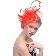 Category:Headpiece,Fascinators,Hats,Headwear; Embellishment:Feather,Bows,Pure Color,Splicing,Tulle; Gender:Women's; Quantity:1 PC; Theme:Fashion,Head,Vintage Theme,Birthday,Wedding,Holiday,Classic Theme; Style:Vintage,Elegant; Hats Category:Fedora Hat,Top Hat,Veil Hat; Occasion:Horse Race,Cocktail; Material:Organza; Front page:WE; Shipping Weight:0.13; Listing Date:03/15/2024; Head Circumference: Mesh Headband, Veiled Hats, Party Hair Accessories, Feather Wedding, Tea Party Hats, Feather Fascinators, Cocktail Wedding, Fascinator Hat, Kentucky Derby Hat