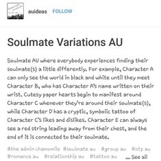 an article about soulmate variations