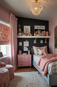 Create a magical twin bedroom even in a small room! Explore ideas that include multifunctional furniture, dreamy decor, and clever storage solutions to make your girl’s space both functional and enchanting. Ways to maximize space without compromising on style. #GirlsRoomDecor #SmallBedroom #TwinBeds 2 Kids Bedroom Ideas For Small Rooms, Small Kid Room Ideas, Daughter Room Ideas, Girl Small Bedroom Ideas, Small Girls Bedroom Ideas, Cool Girl Room, Diy Bed Frame Easy, Small Girls Bedrooms