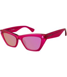 From Kurt Geiger London&#x2C; the Women's KGL1006 Shoreditch Small 51mm Cat Eye Sunglasses feature:Plastic frameCat eye shapePink flash lensNot Rx ableNon-PolarizedApprox. 51mm lens Imported. London Women, Protection Logo, Ladies Of London, Eyewear Womens, Kurt Geiger, Pink Pink, Eyewear Sunglasses, Cat Eye Sunglasses, Cat Eye