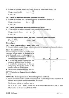 the answer sheet for an exercise in physics