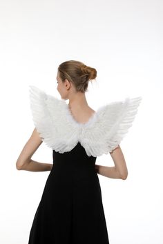 White Small Turkey and Goose Feather Angel Wings Costume - Etsy Angel Wings Halloween, Costumes Faciles, Feather Costume, Small Turkey, Small Angel Wings, Fashion Costume Halloween, Angel Wings Costume, Angel Feather, Costume Wings