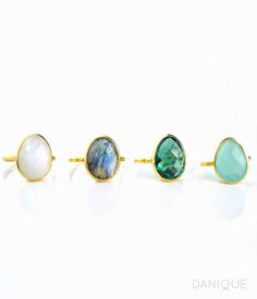 This beautiful bezel set ring is made with large teardrop faceted natural Aqua Chalcedony gemstone in 18K Vermeil Gold. The ring has a 925 stamp. Gemstone size is approximately 13 x 16 mm. Please specify your size at checkout. Since I use natural gemstones, the stones may vary slightly in color, shape and size. This ring is available in three finishes: ✦ 18K VERMEIL GOLD ✦ BRIGHT STERLING SILVER Please leave me a note at checkout which finish you prefer. Similar rings are available in: ✦ GREEN T Elegant Teardrop Natural Stone Rings, Elegant Teardrop Large Stone Ring, Elegant Teardrop Ring With Large Stone, Teardrop Gemstone Ring For May Birthstone, Teardrop Rings With Gemstone Accents As Gifts, Modern Teardrop Gemstone Rings, Aqua Chalcedony Ring, Green Tourmaline Ring, March Birthstone Jewelry