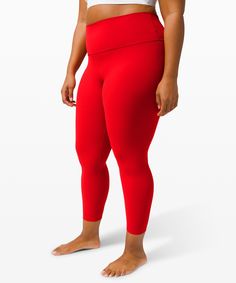 When feeling nothing is everything. The lululemon Align™ collection, powered by Nulu™ fabric, is so weightless and buttery soft, all you feel is your practice. Red Lululemon, Lightweight Pants, Feeling Nothing, Red Jumpsuit, Leg Day, Low Impact Workout, Lululemon Align, High Rise Pants, High Rise Leggings