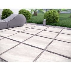 MSI Praia Porcelain Paver | Wayfair Design Per Patio, Porcelain Pavers, Paver Designs, Pavers Backyard, Paver Tiles, Backyard Remodel, Concrete Pavers, Modern Backyard