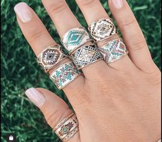 Western Jewelry Rings, Western Things, Western Wedding Rings, Western Fashion Jewelry, Southern Jewelry, Rodeo Jewelry, Cowgirl Accessories, Turquoise Western