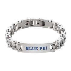 PRICES MAY VARY. EXQUISITE PHI BETA SIGMA GIFT: Give the Phi Beta Sigma brother in your life a gift to remember with this unique Greek letter bracelet designed for men. This distinctive charm accessory is the perfect way to celebrate birthdays, anniversaries, and other special occasions with your fellows. Wear it with pride and honor as a symbol of your dedication to the organization. QUALITY BRACELET: We use non-allergenic stainless steel material with an anti-tarnish silver coating for a skin- Sigma Logo, Alpha Delta Kappa, Phi Alpha Delta, Phi Beta Sigma Fraternity, Bike Chain Bracelet, Omega Alpha, Biker Chain, Phi Beta Sigma, Kappa Alpha Psi