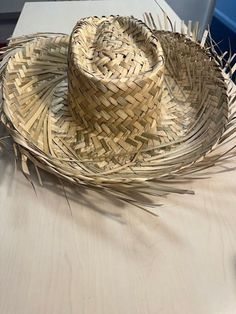 Enjoy summer parties and BBQs in style with our straw beachcomber hat.  Whether you choose to wear it on its own or are completing a Hawaiian-themed costume, our large straw hat comes with a wide brim to keep the sun off your face and eyes on your headwear. Wide Brimmed Straw Hat, Straw Hat For Kentucky Derby And Country Events, Straw Mini Hats For Beach And Kentucky Derby, Straw Mini Hats For Kentucky Derby And Beach, Western Style Palm Leaf Straw Hat For Beach, Traditional Toquilla Straw Hat Bands For Summer, Natural Straw Hat For Western-themed Events, Western Style Palm Leaf Straw Hat For Summer, Traditional Summer Straw Hat With Curved Brim