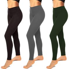 PRICES MAY VARY. BASIC BLACK LEGGING : Keep your off-duty style cool but comfortable and indulge in a pair of ultra-soft leggings. Featuring an elasticated fit and curve hugging shape, these simple leggings are completely staple. HIGH WAIST TUMMY CONTROL : A full-length legging with tummy control these pants give you a slim figure while staying in place better when running, jumping or exercising. SOFT FABRIC: You will love our leggings once you put them on and experience a perfect combination of Best Leggings For Women, Running Yoga Pants, Whitney Simmons, High Waisted Black Leggings, Buttery Soft Leggings, High Waist Yoga Pants, Black Seamless, 11 59, Womens Leggings