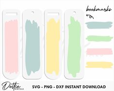 the svg png - dxf instant paint set includes four different colors