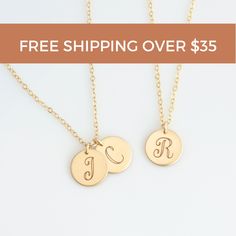 Keep your little ones close to your heart with our new Vintage Disc Necklace! It's great for layering, a wonderful minimalist piece, perfect gift for your wife, girlfriend, Mother's Day gift or simply to treat yourself! Engraved and hand assembled with care and love, it comes in 14k gold fill, rose gold fill, or sterling silver.     HOW - TO - ORDER  1. Select your options from the drop down menu 2. Chain length options are 16", 18" & 20". For additional chain lengths a ½", 1", 2" or 3" extender Everyday Initial Pendant Charm Necklace For Mother's Day, Minimalist Customizable Charm Necklace For Mom, Minimalist Hand Stamped Charm Necklace As Gift, Minimalist Hand Stamped Necklace For Mom, Minimalist Customizable Charm Necklace For Mother's Day, Simple Everyday Charm Necklaces For Mother's Day, Mother's Day Initials Charm Necklace, Minimalist Customizable Necklace For Everyday, Minimalist Customizable Everyday Necklace