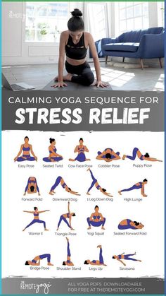 Here's another yoga routine in printable PDF form with you today! The poses in this yoga for stress reduction will make you slow down, making it ideal. You'll appreciate the various turns and chest openings. In addition, the more difficult yoga poses for stress relief can help you focus on yoga and take your mind off of your problems. Yoga For Stressless, Yoga Bedtime, Chest Openers, Difficult Yoga Poses, Flexible Spine, Yoga Place, Cow Face Pose, Yoga Flows, Bedtime Yoga