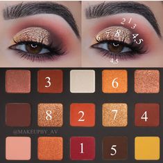 Violet Voss Sunset Palette Looks, Natasha Denona Sunset Palette Looks, Violet Voss Palette Looks, Natasha Denona Sunset Palette, Natasha Denona Sunrise Palette, Sunset Pallet, Fierce Makeup, Natasha Denona Eyeshadow, Sunset Palette