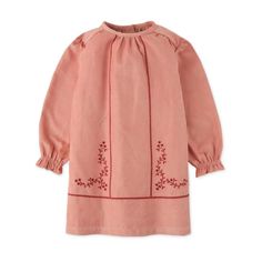 Coral embroidered corduroy float dress imported Christening Blanket, Embroidered Corduroy, Float Dress, Baby Boy Tops, Sleep Accessories, Girl Christening, Corduroy Dress, One Piece Outfit, Set Outfit