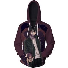 Get your product: My Hero Academia Anime Cosplay Costume Sweatshirt Zip Up Hoodie CSP105
1. PRODUCT INFORMATION:

Proudly printed in America
5.3 oz, unisex fit
Heavy cotton, classic midweight fabric
Material: 100% cotton | Dark Gray: 50% cotton:50% polyester | Light Gray: 90% cotton:10% polyester
Double-needle stitched neckline, bottom hem, and sleeves
Quarter-turned to eliminate center crease
7/8 inch collar
Tear-away label
Machine-wash safe
Copyrighted artwork
2. SIZE CHART:
3. RETURN:
We will Dabi Cosplay, My Hero Academia Dabi, My Hero Academia Anime, Anime Cosplay Costumes, Hoodie Coat, Anime Cosplay, Tops Fall, Print Jacket, My Hero