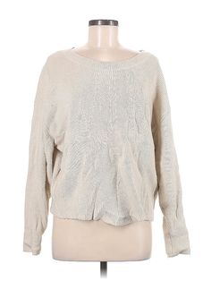 Zara Pullover Sweater Size: Medium Tops - used. 47% Viscose, 27% Polyester, 26% Nylon | Zara Pullover Sweater: Ivory Tops - Size Medium Cheap Zara Women's Sweater, Cheap Zara Sweater For Women, Ivory Tops, Pullover Sweater, Pullover Sweaters, Sweater Sizes, Bell Sleeve Top, Women Handbags, Long Sleeve Blouse