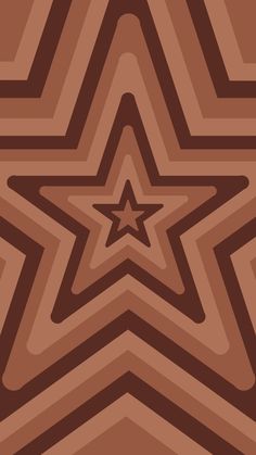 an abstract star pattern in brown and white