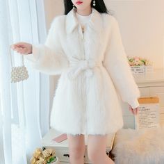 Product Description * Item:Women Coat * Condition: 100% Brand New * Color: White * Size:Asian S-L * Package:1pc Coat (without any accessories ）    Please note: 1.Please allow a little error due to manual measurement. 2.The color maybe a little difference because of the light,screen reflection etc. 3.If you are not sure what size to choose, you can tell us your height and weight, we will recommend the right size for you. Shipping 1. Your Item(s) will be shipped within 5-15 business days once paym White Coat Aesthetic, White Jackets For Women, Fancy Winter Coat, Dress Coats For Women, Cute Winter Coats, Cute Coats, Women Coat, Fashion Illustration Dresses, Kawaii Fashion Outfits